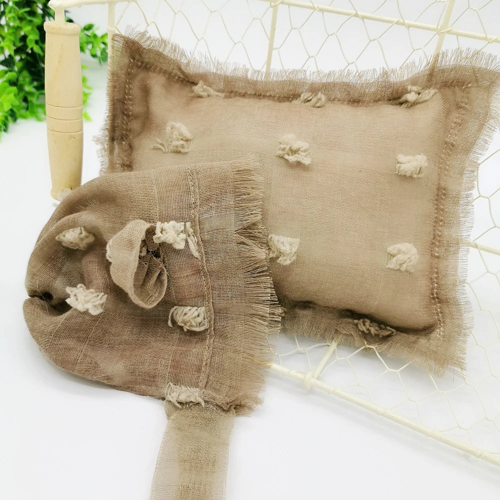 KMK - Linen Posing Pillows + Wraps + Bonnets