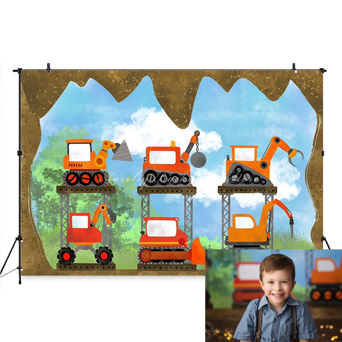 KMK - Little Digger Backdrop