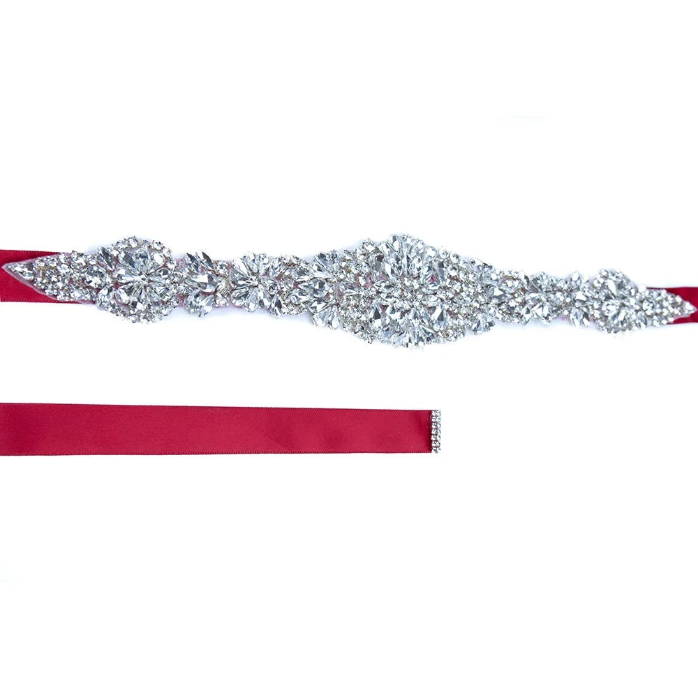 KMK - Maternity Rhinestone Belt Sash