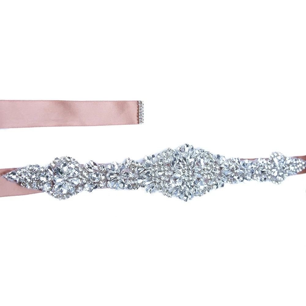 KMK - Maternity Rhinestone Belt Sash