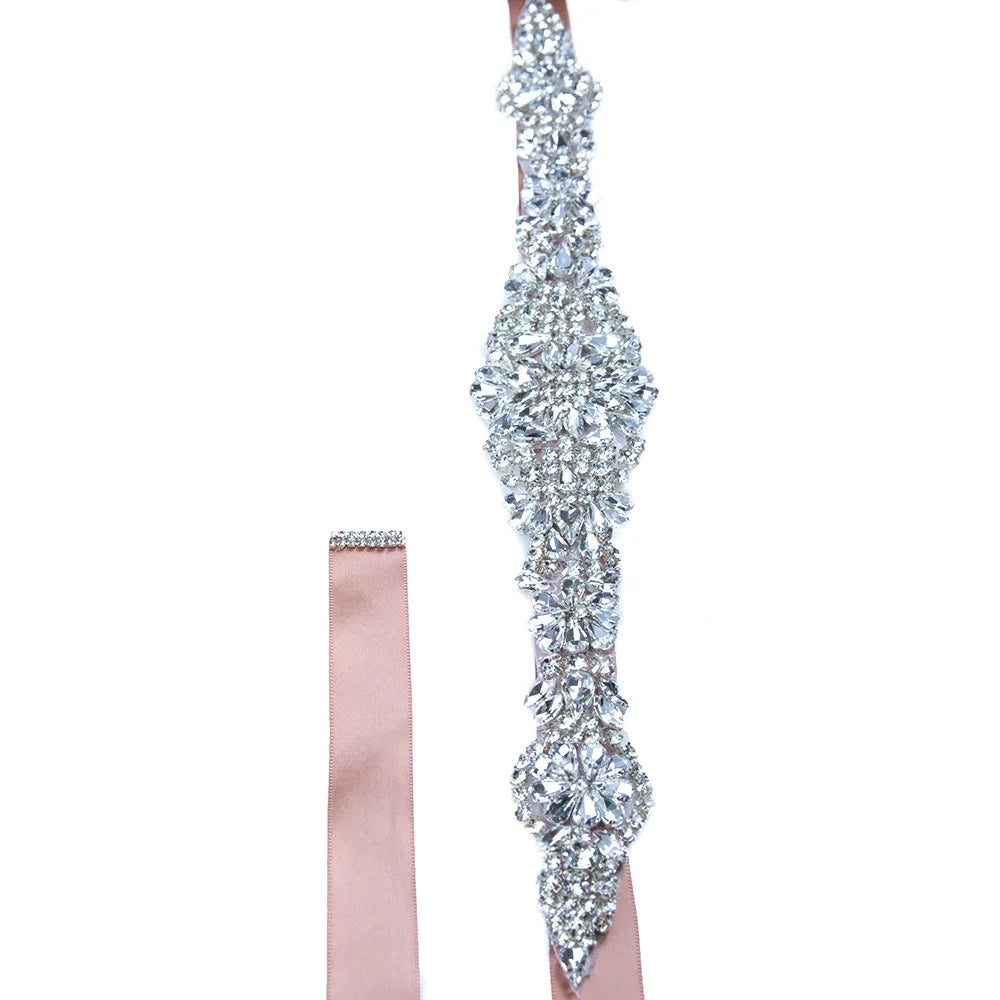 KMK - Maternity Rhinestone Belt Sash