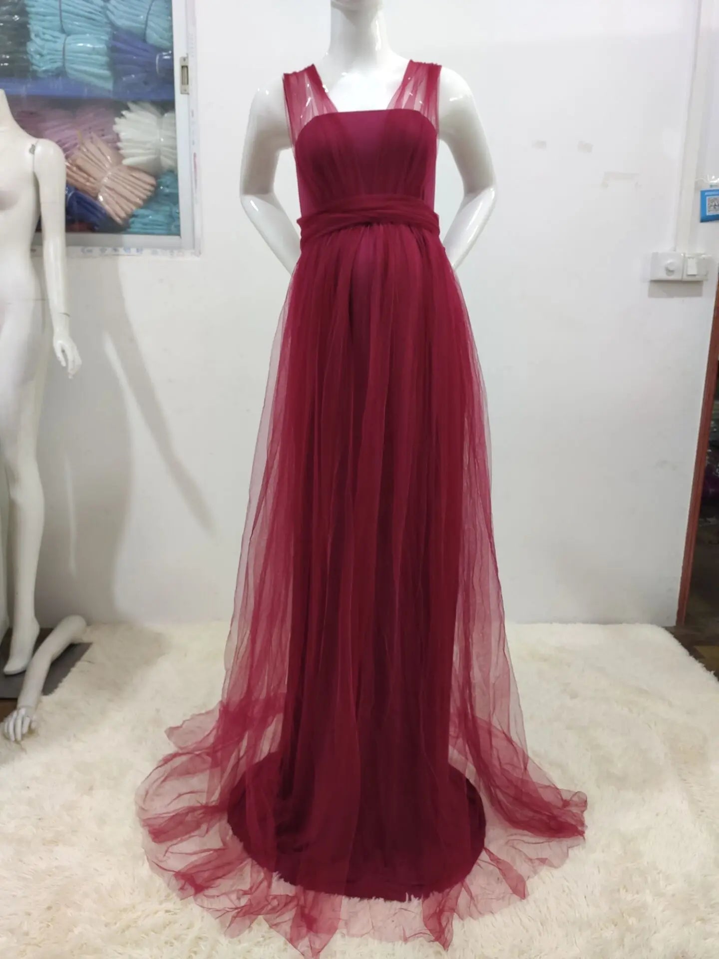 KMK - Maternity Tulle Gown