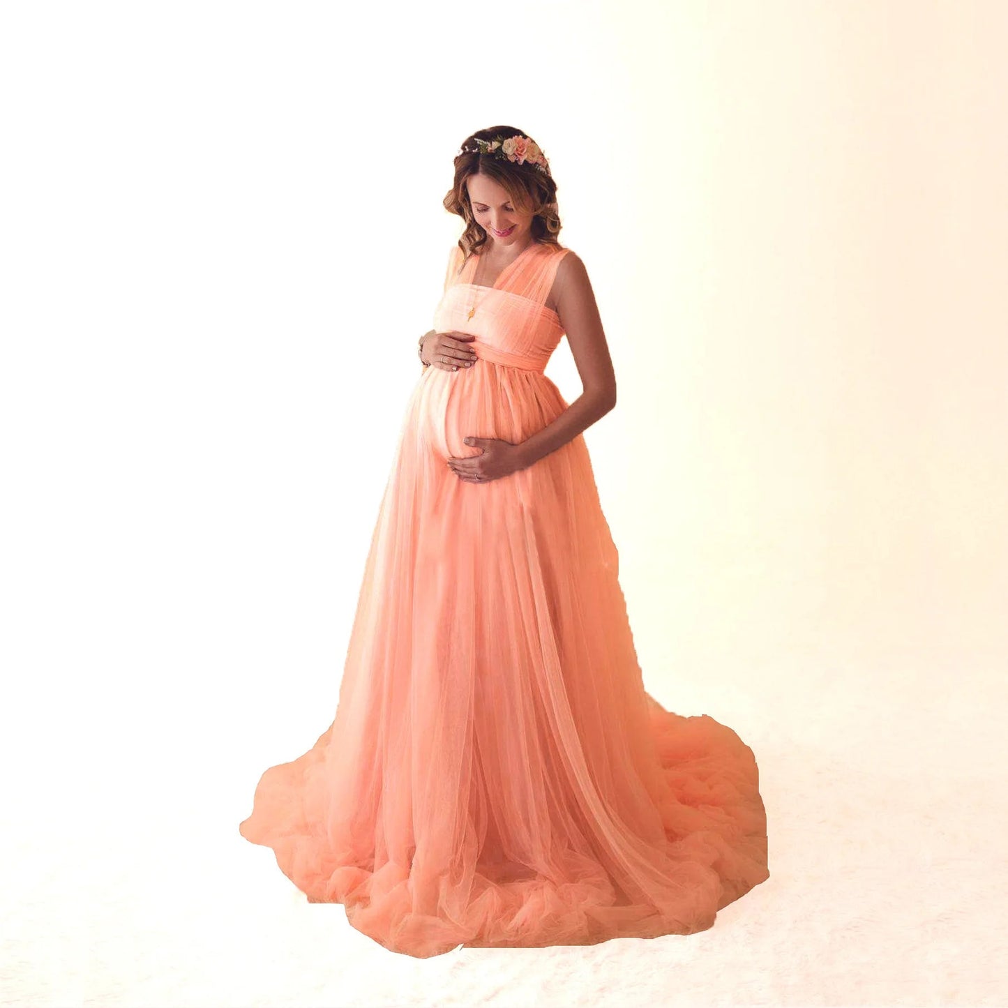 KMK - Maternity Tulle Gown