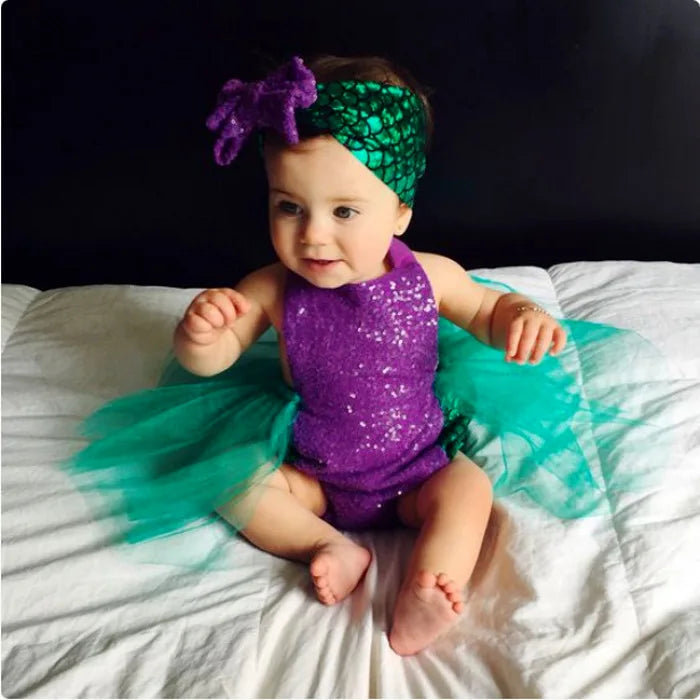 KMK - Mermaid Romper + Headband