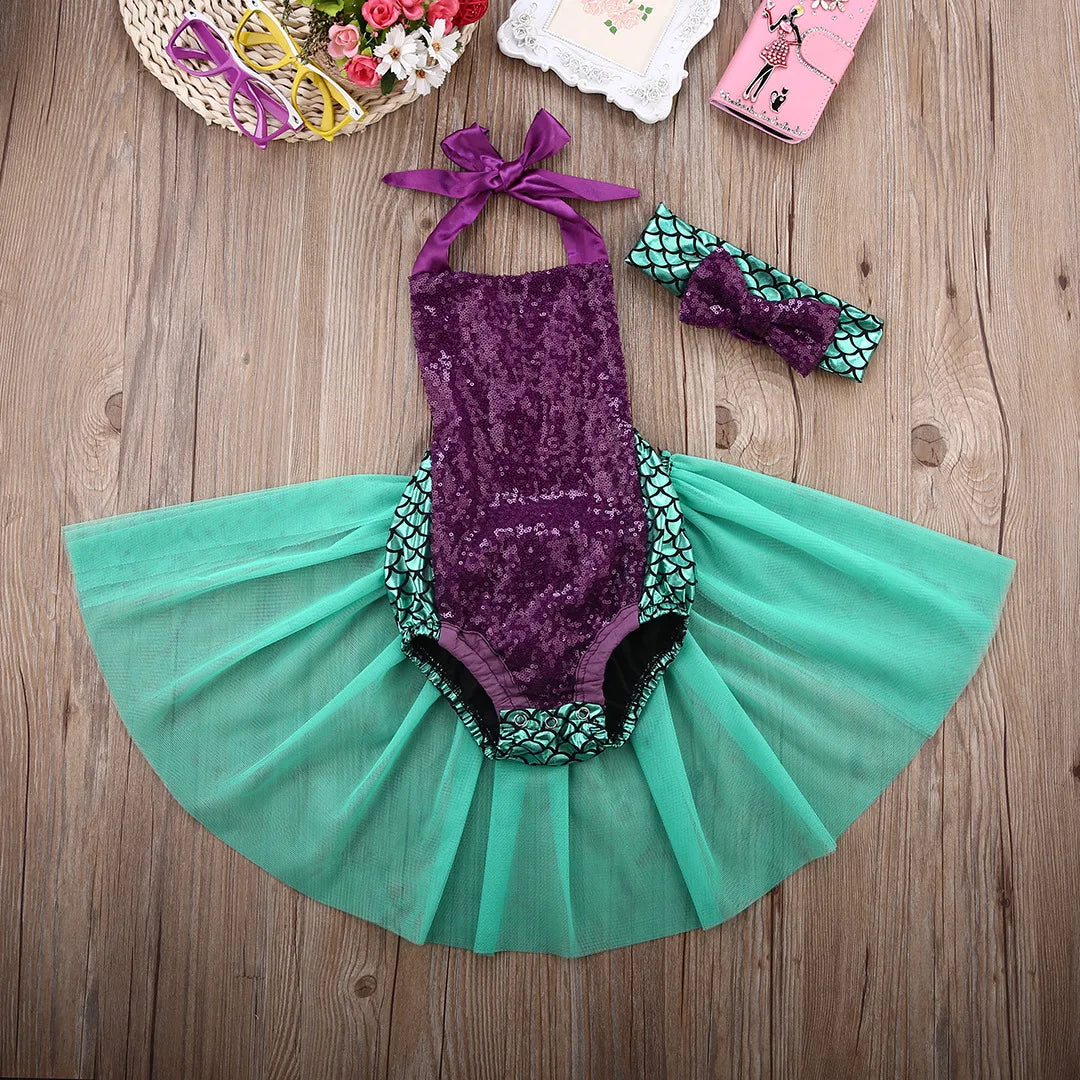 KMK - Mermaid Romper + Headband