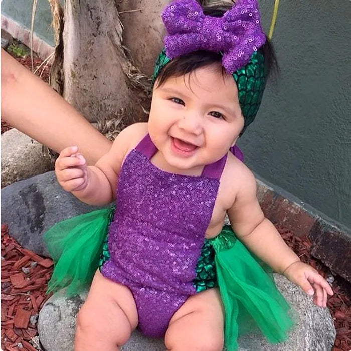 KMK - Mermaid Romper + Headband