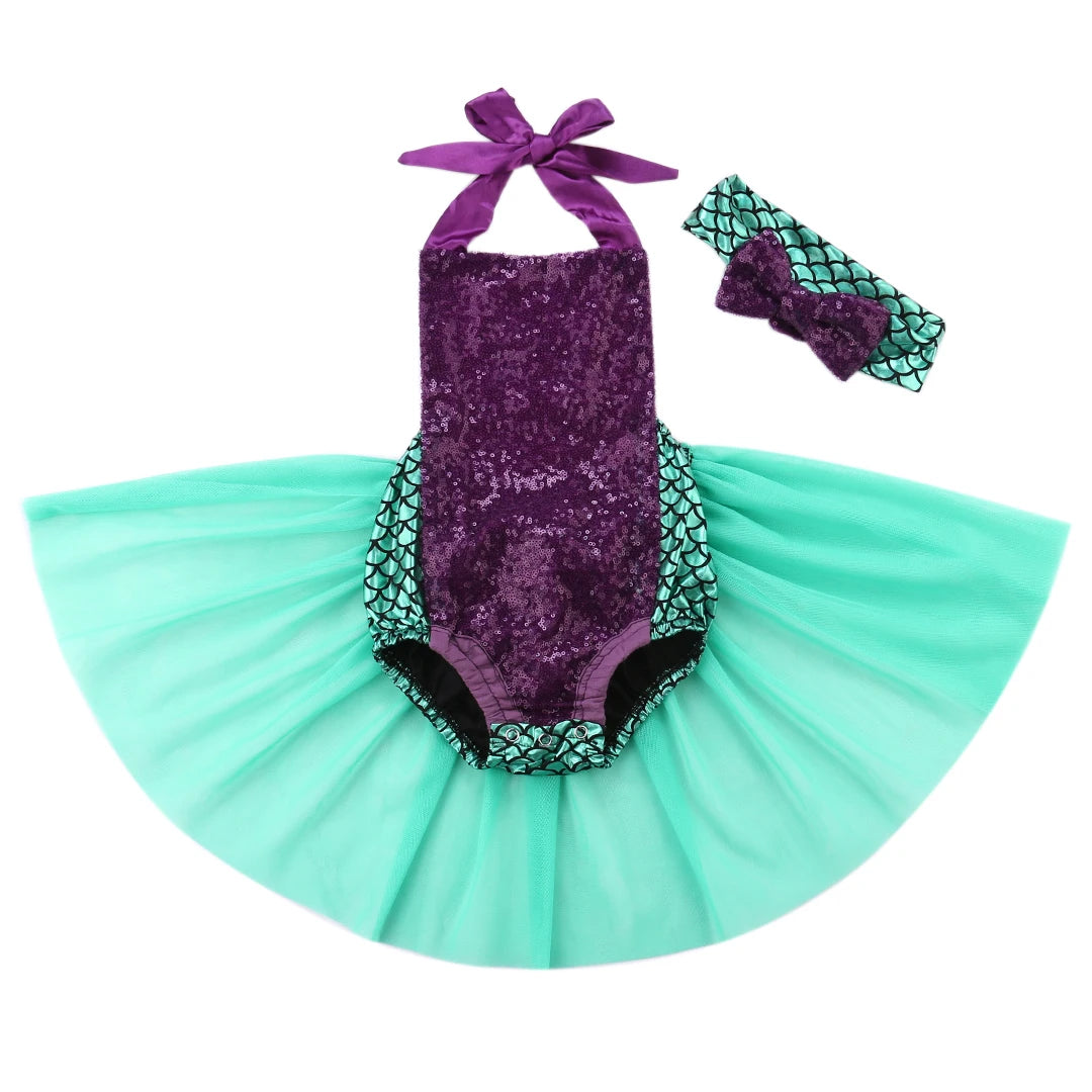 KMK - Mermaid Romper + Headband