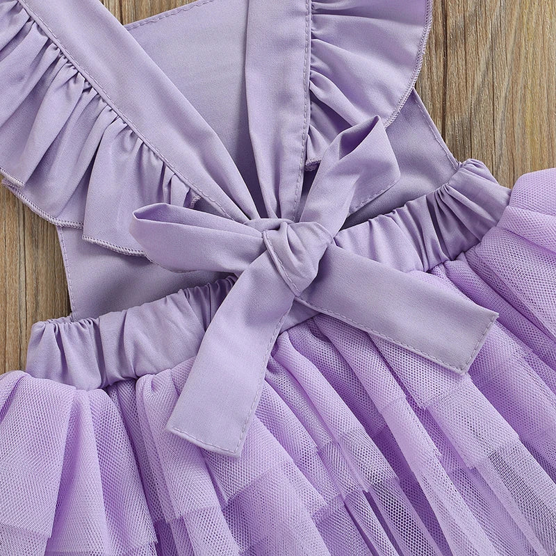 KMK - Mermaid Scale Tulle Splicing Tutu Romper