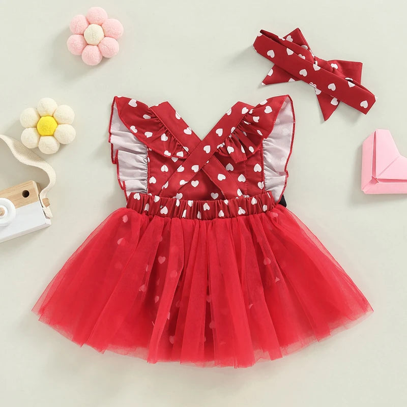 KMK - Minnie Mouse Romper Dress + Headband