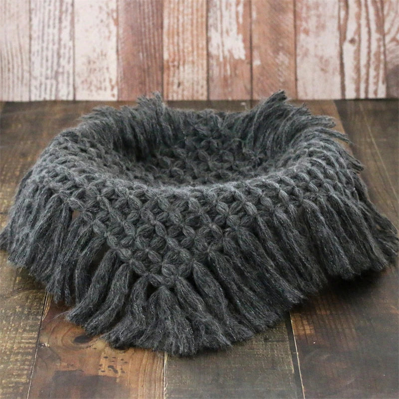 KMK - Mohair Knitted Mat 50cm Square Blanket