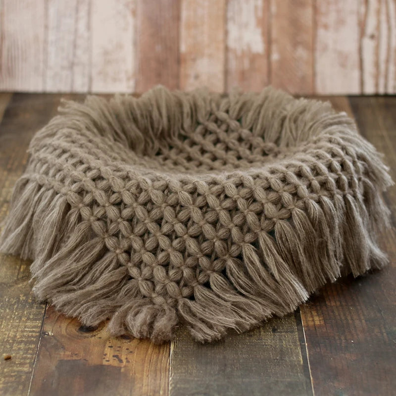 KMK - Mohair Knitted Mat 50cm Square Blanket