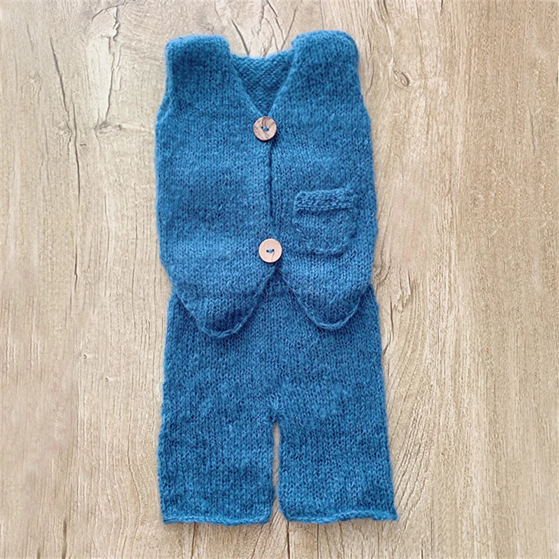 KMK - Mohair Knitted Vest Set