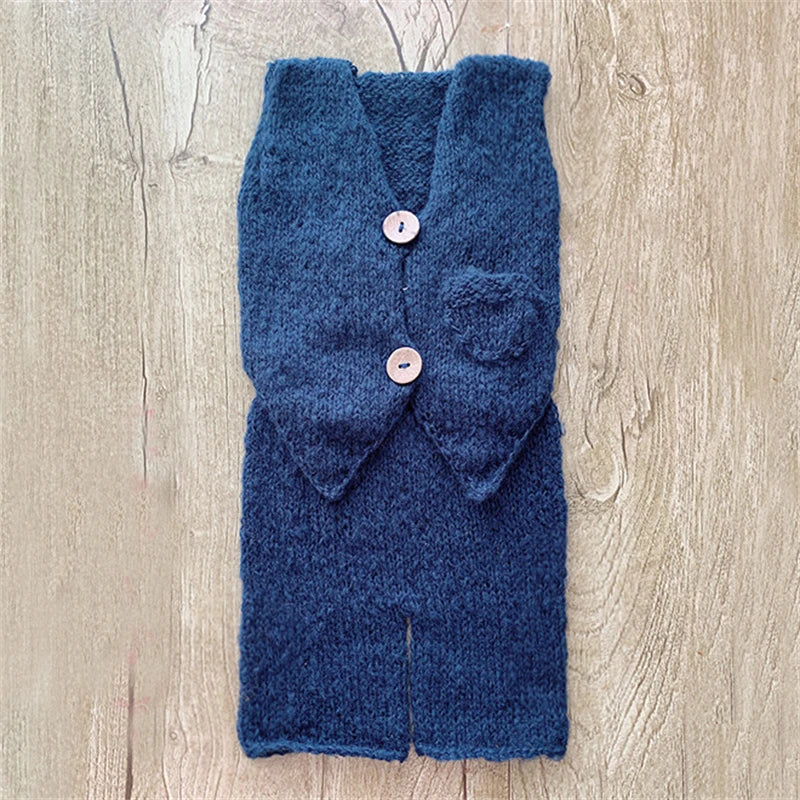 KMK - Mohair Knitted Vest Set