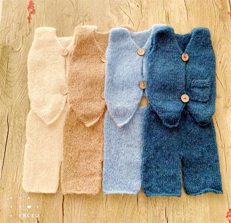 KMK - Mohair Knitted Vest Set