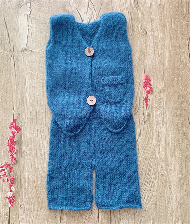 KMK - Mohair Knitted Vest Set