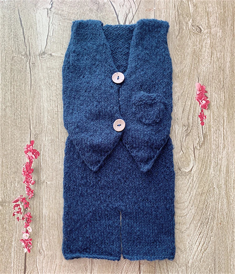 KMK - Mohair Knitted Vest Set