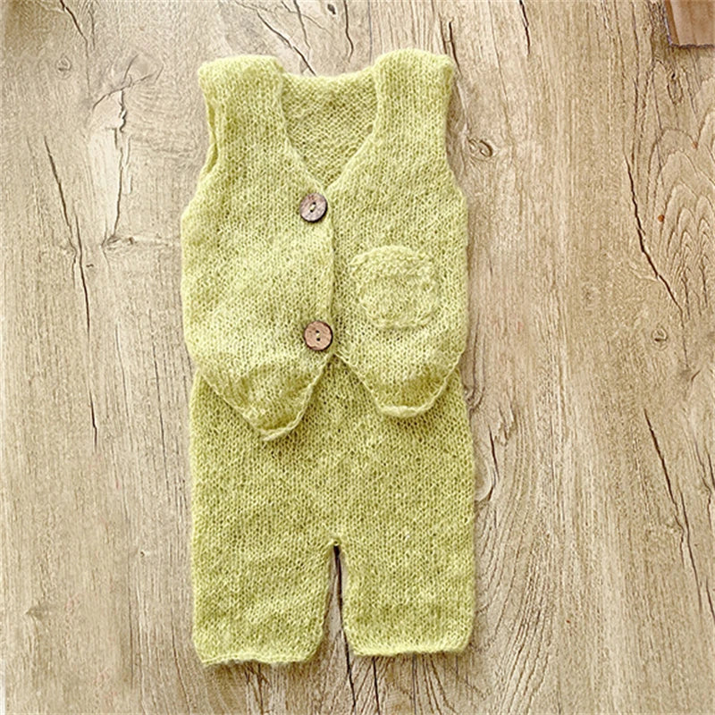 KMK - Mohair Knitted Vest Set