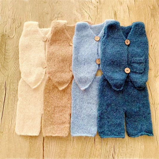 KMK - Mohair Knitted Vest Set