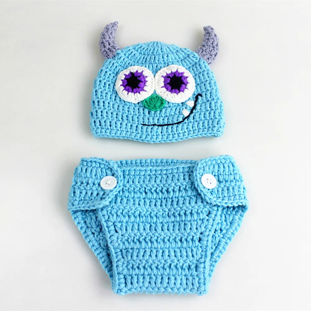 KMK - Monster Inc Knitted 3 Piece Outfit