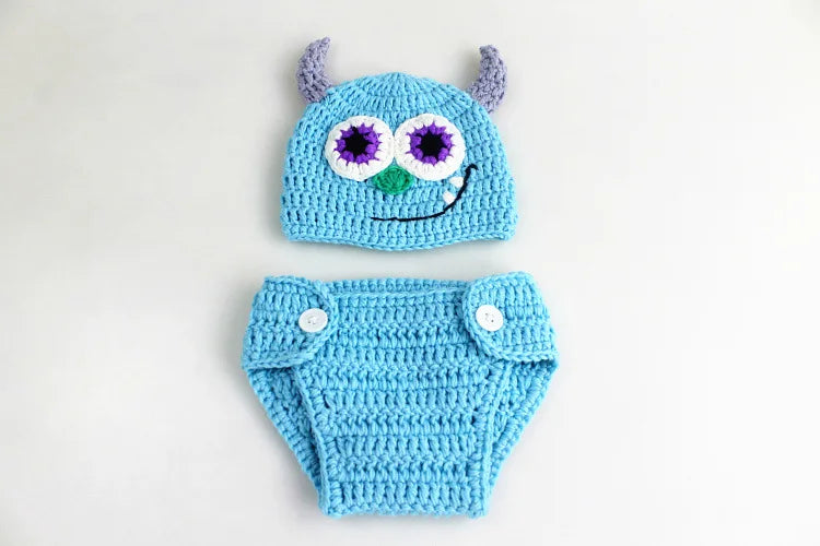 KMK - Monster Inc Knitted 3 Piece Outfit