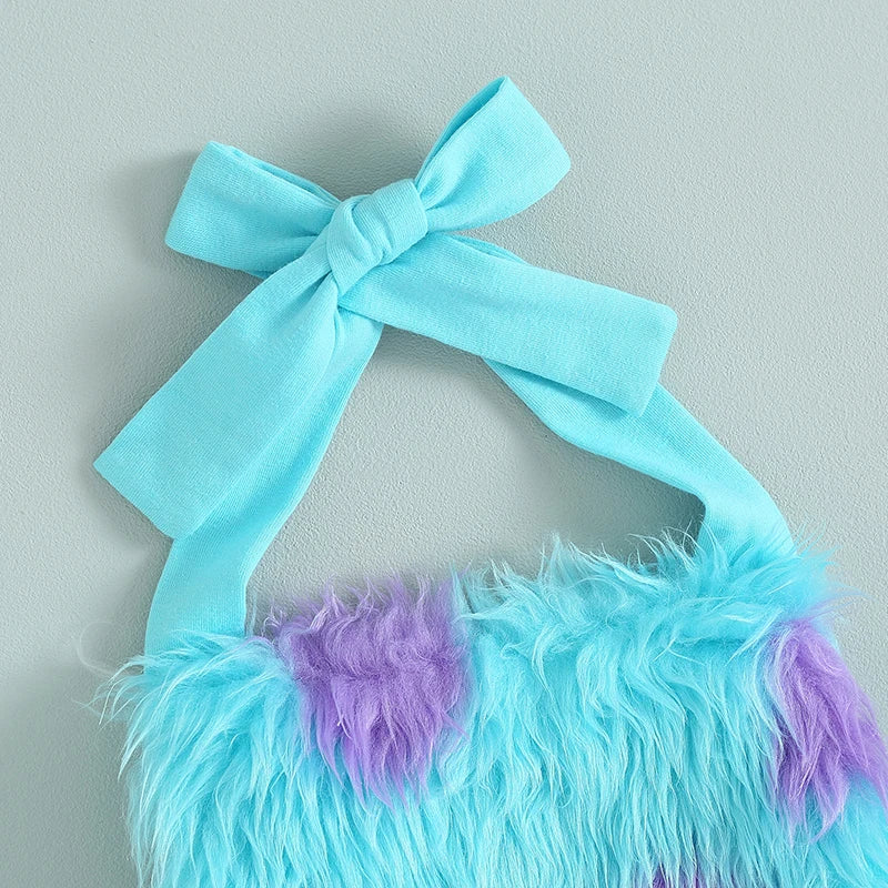 KMK - Monsters Inc Fur Romper with Leg Warmers