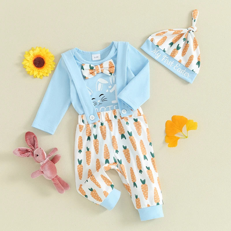 KMK - My First Easter Print Romper Set