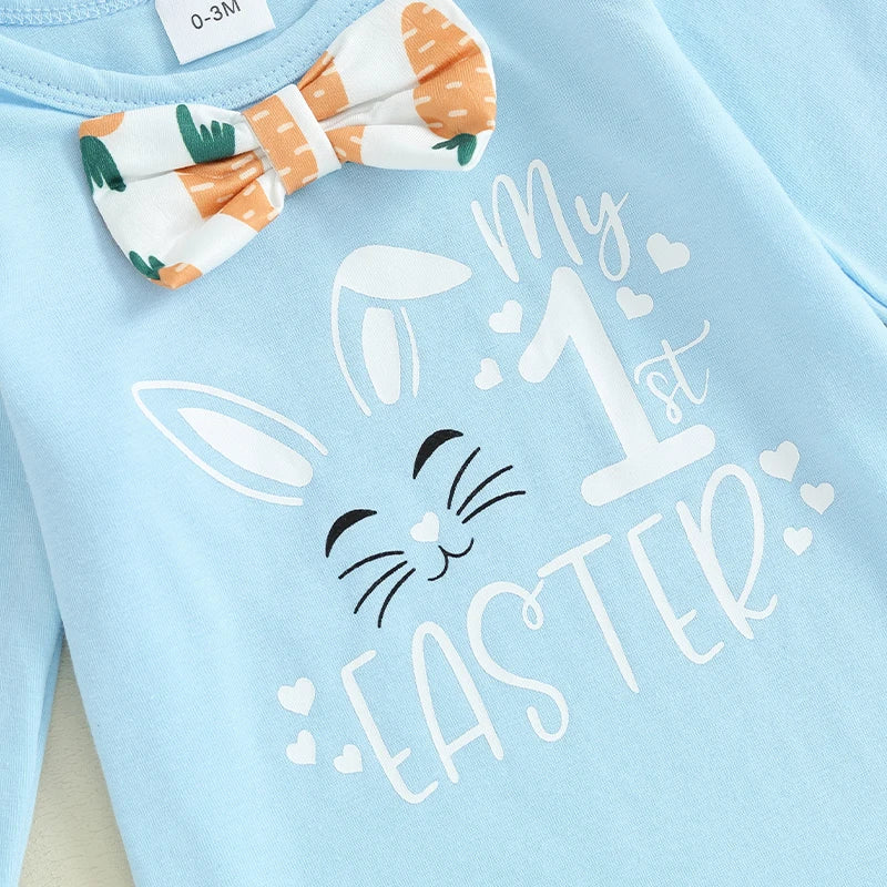 KMK - My First Easter Print Romper Set