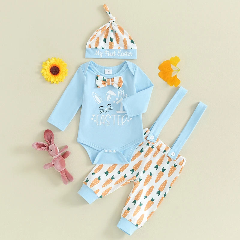 KMK - My First Easter Print Romper Set