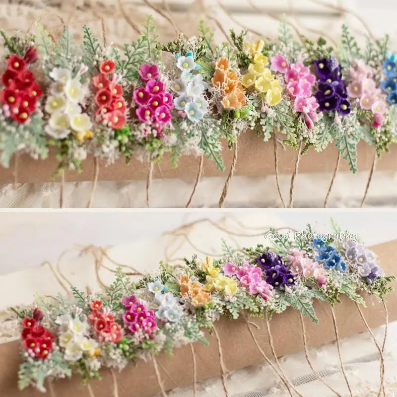 KMK - Natural Flower Headband Tiebacks