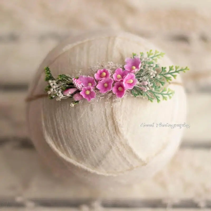 KMK - Natural Flower Headband Tiebacks