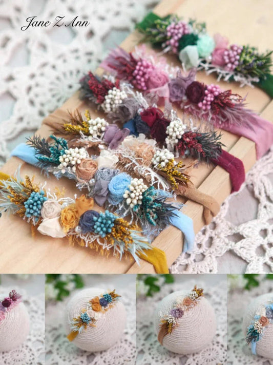 KMK - Newborn Floral Headband