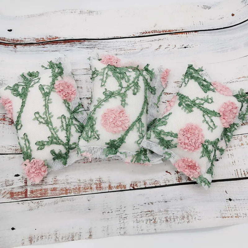 KMK - Newborn Floral Lace Pillow