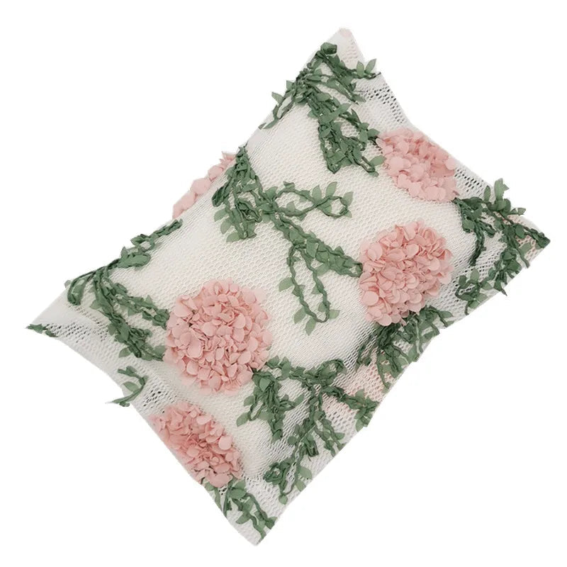 KMK - Newborn Floral Lace Pillow