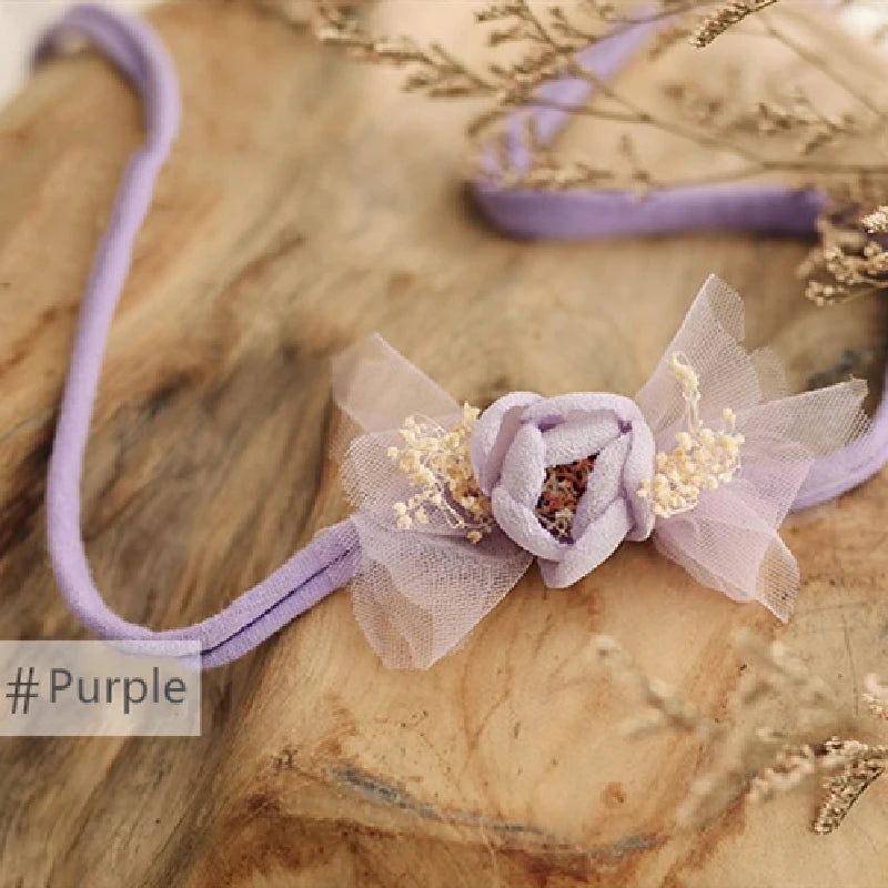 KMK - Newborn Flower Headband