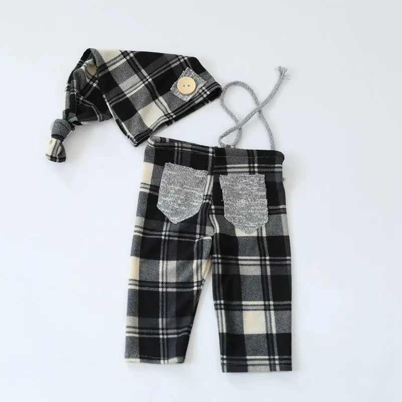 KMK - Newborn Hat + Pants Christmas Set