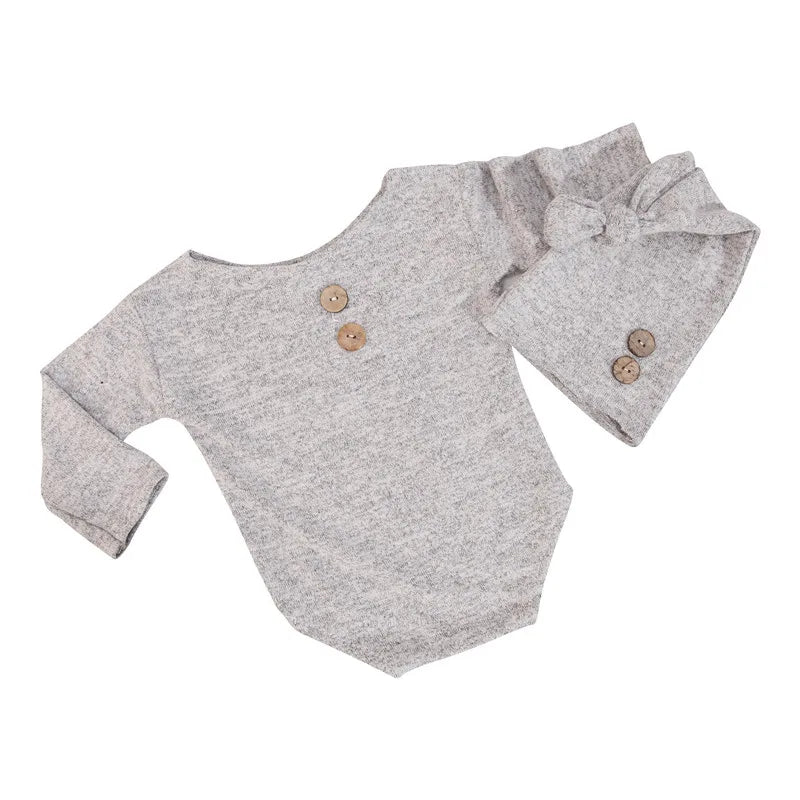 KMK - Newborn Hat+Romper 2Pcs/set