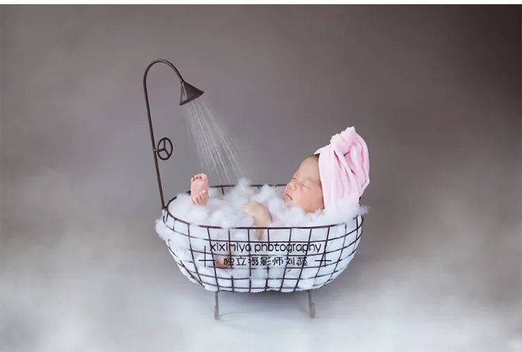 KMK - Newborn Iron Basket Shower Photography Prop