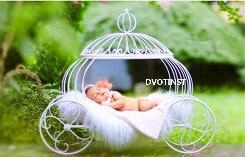 KMK - Newborn Iron Cinderella Carriage Photo Prop