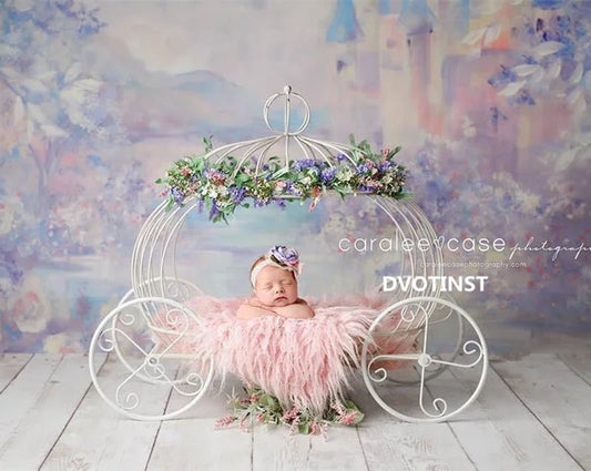 KMK - Newborn Iron Cinderella Carriage Photo Prop