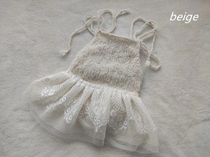 KMK - Newborn Mohair Mesh Dress