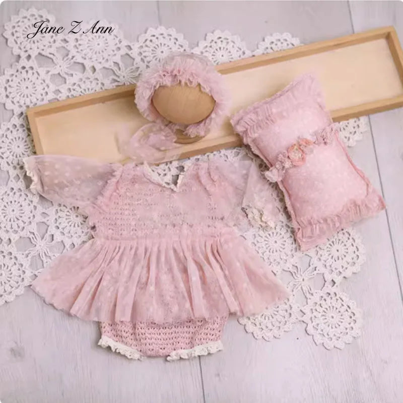 KMK - Newborn Outfit + Pillow + Hat set