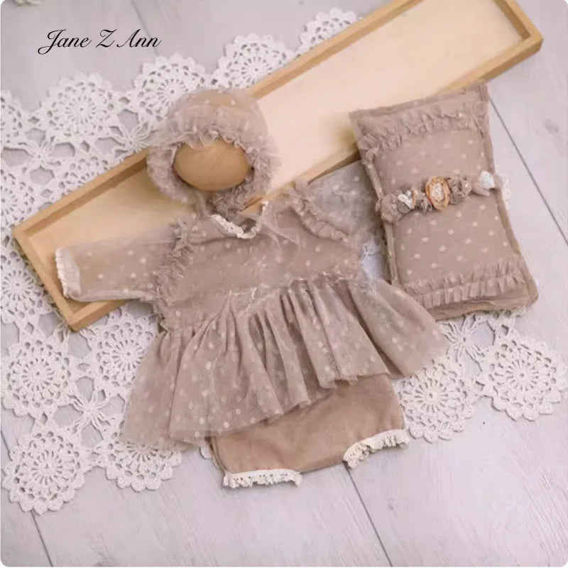 KMK - Newborn Outfit + Pillow + Hat set