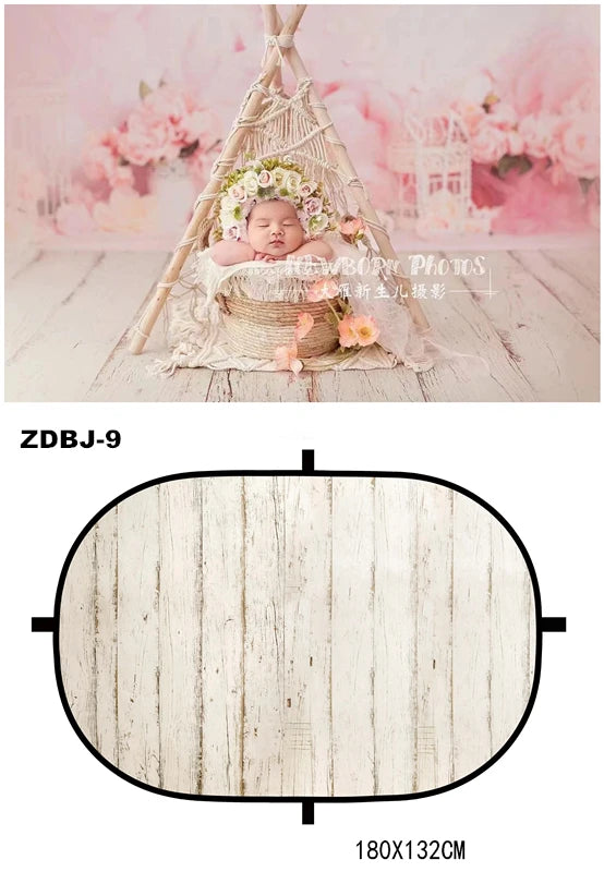 KMK - Newborn Photo Anti-Wrinkle Nano Collapsible Background Blanket Backdrop