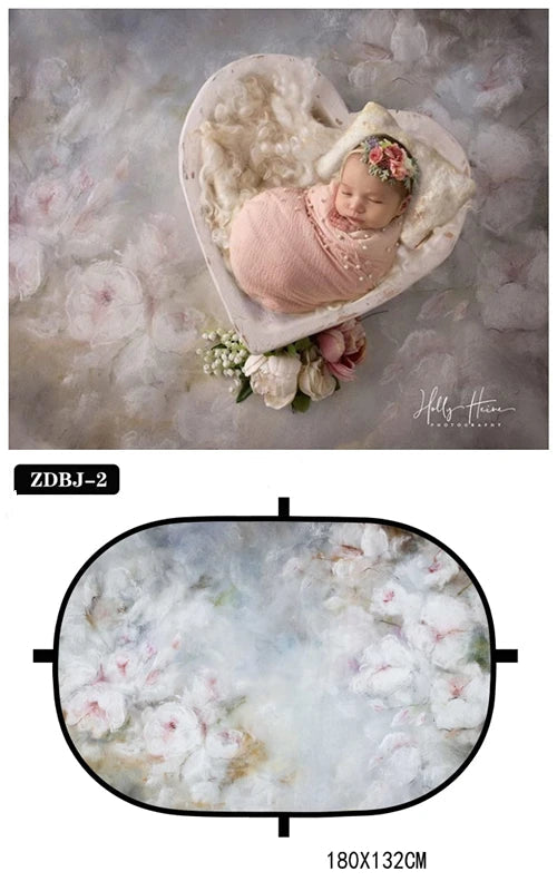 KMK - Newborn Photo Anti-Wrinkle Nano Collapsible Background Blanket Backdrop