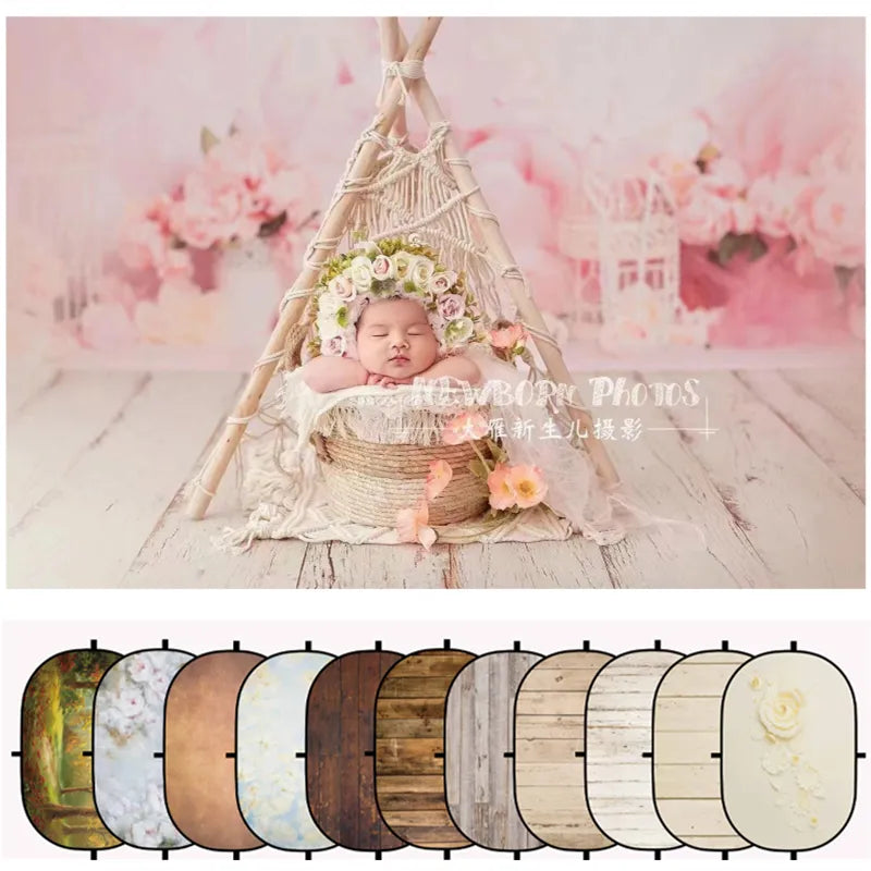 KMK - Newborn Photo Anti-Wrinkle Nano Collapsible Background Blanket Backdrop