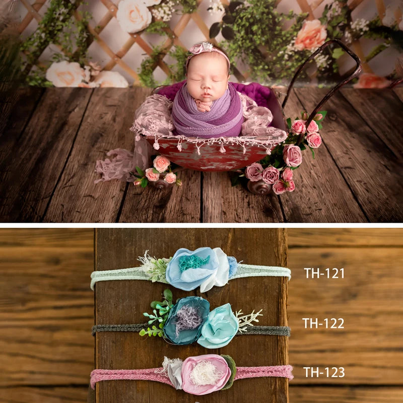 KMK - Newborn Photography Floral Headband