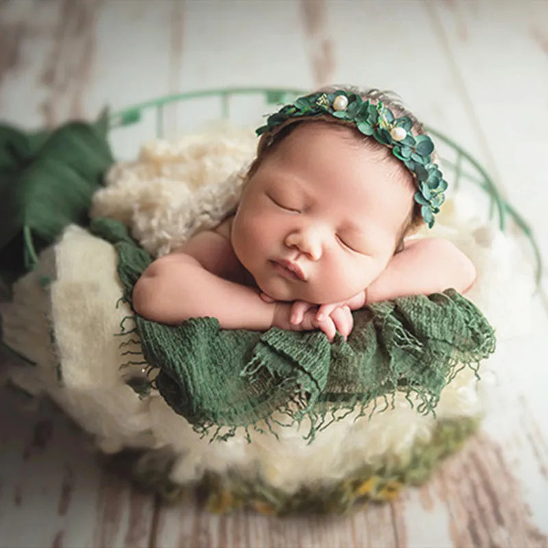 KMK - Newborn Photography Prop Iron Basket