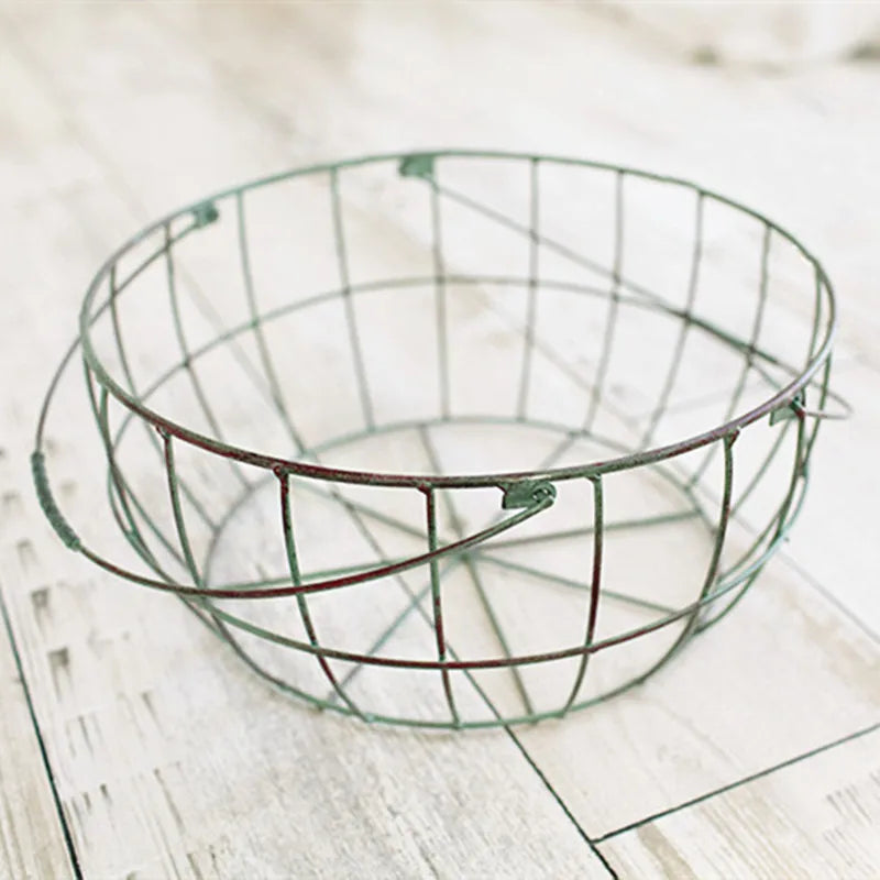 KMK - Newborn Photography Prop Iron Basket