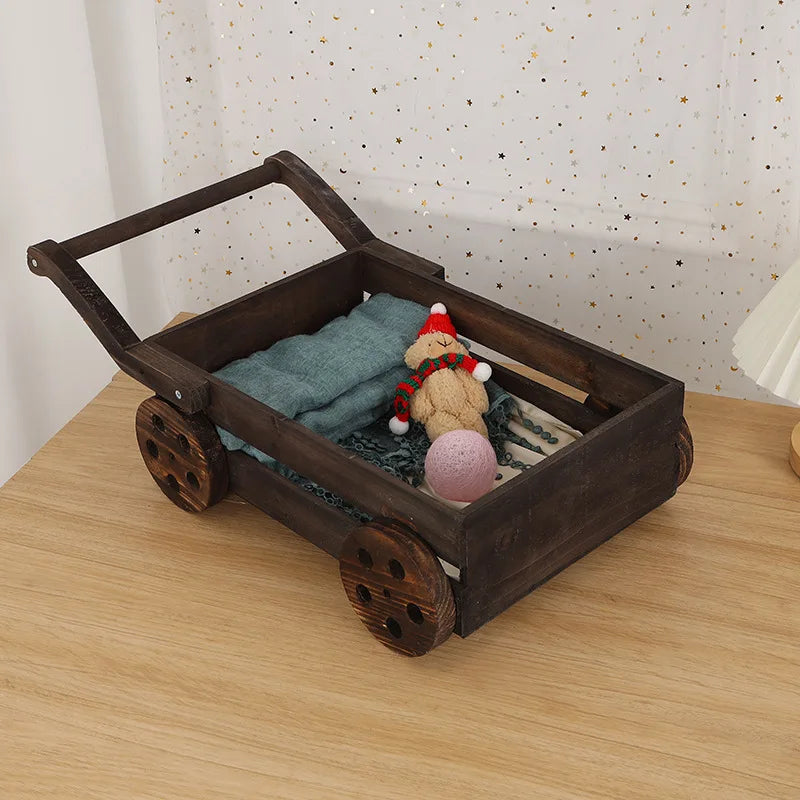 KMK - Newborn Photography Small Wooden Car Prop