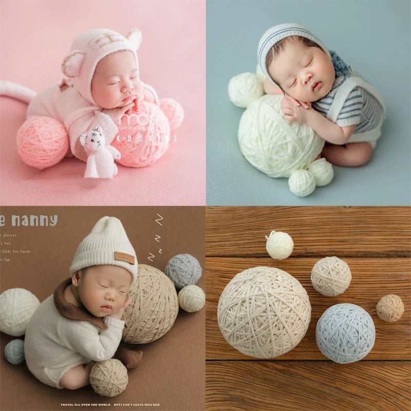 KMK - Newborn Posing Wool Ball Combo